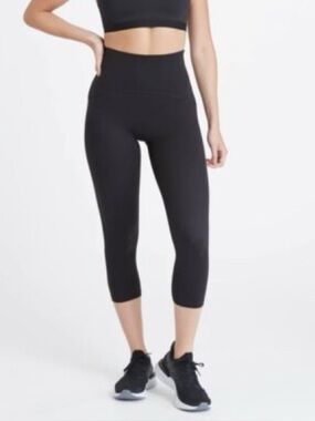 Spanx  Cropped Lamn Legging- Very Black 3X NWT